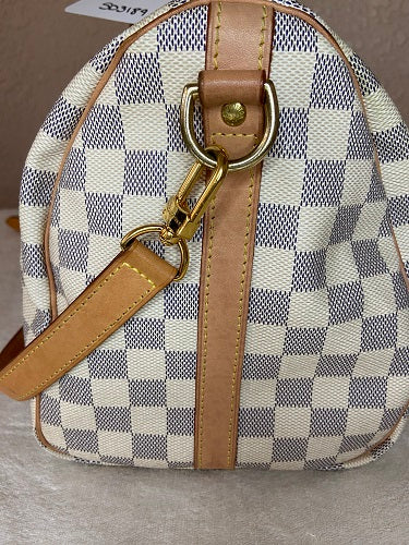 Louis Vuitton Damier Azur Speedy 30 Doctor Bag