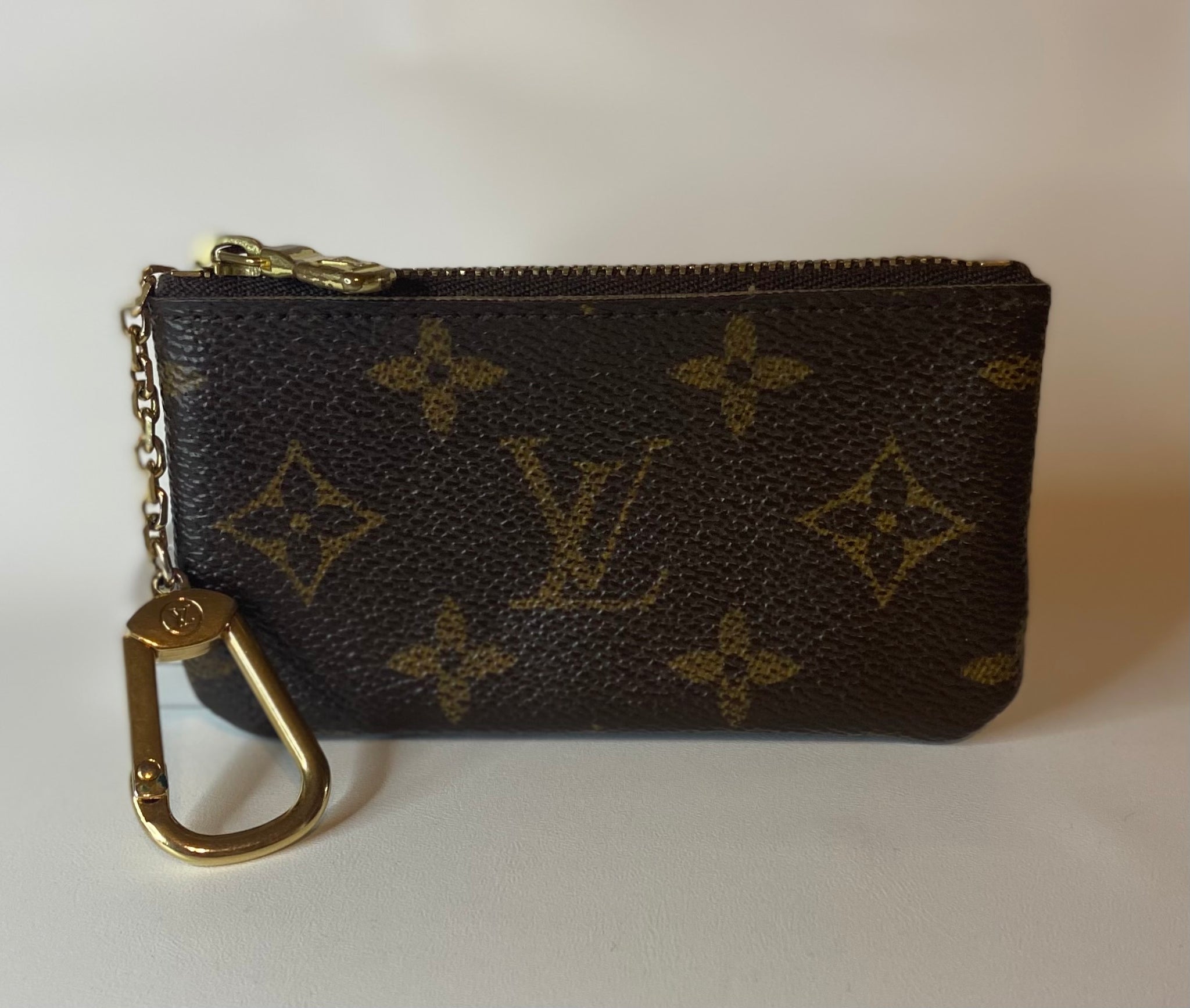 Authentic Louis Vuitton Pochette Cles Wallet Coin Purse/ Key Pouch