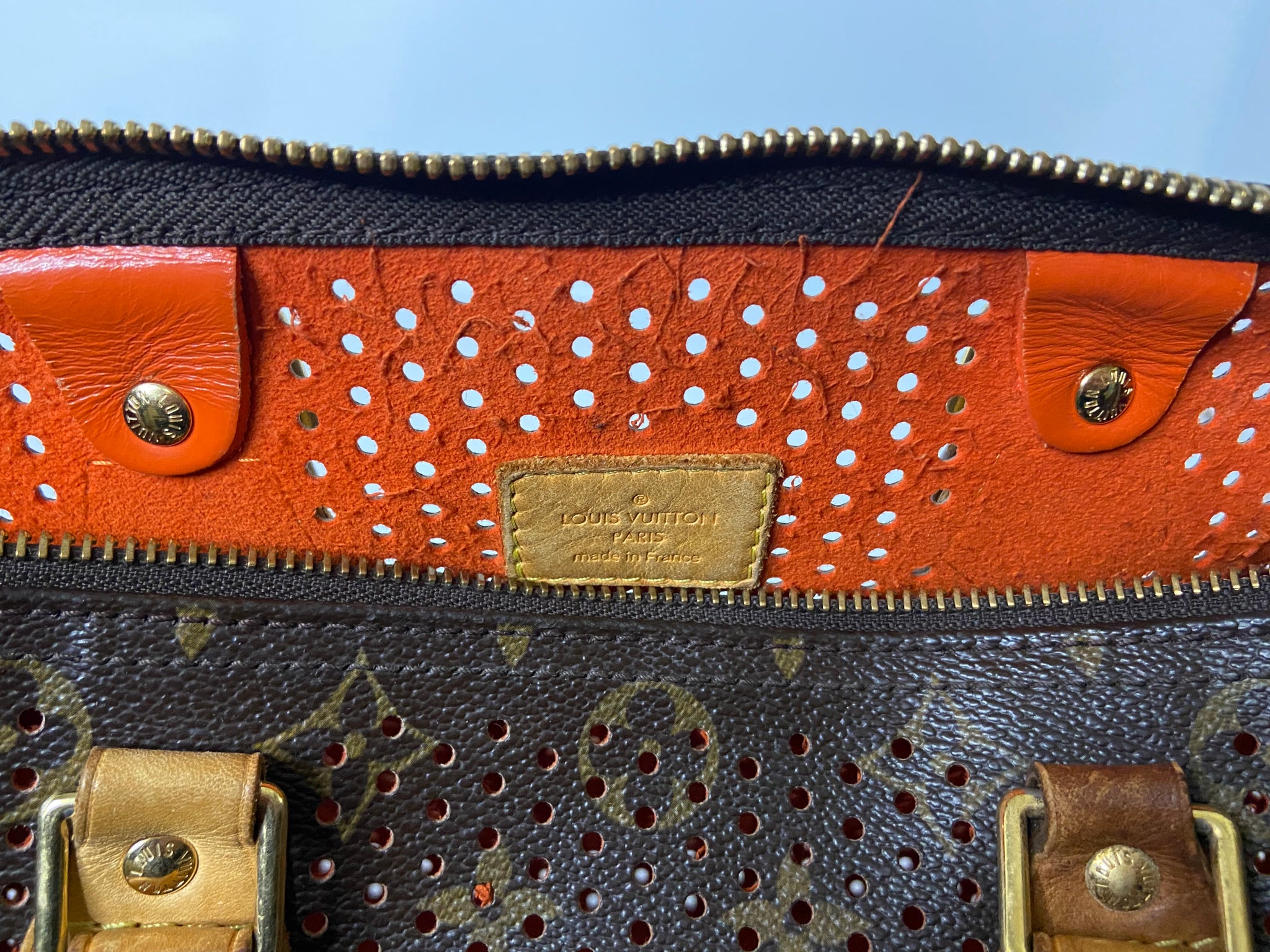 Louis Vuitton Limited Edition Perforated Speedy 30