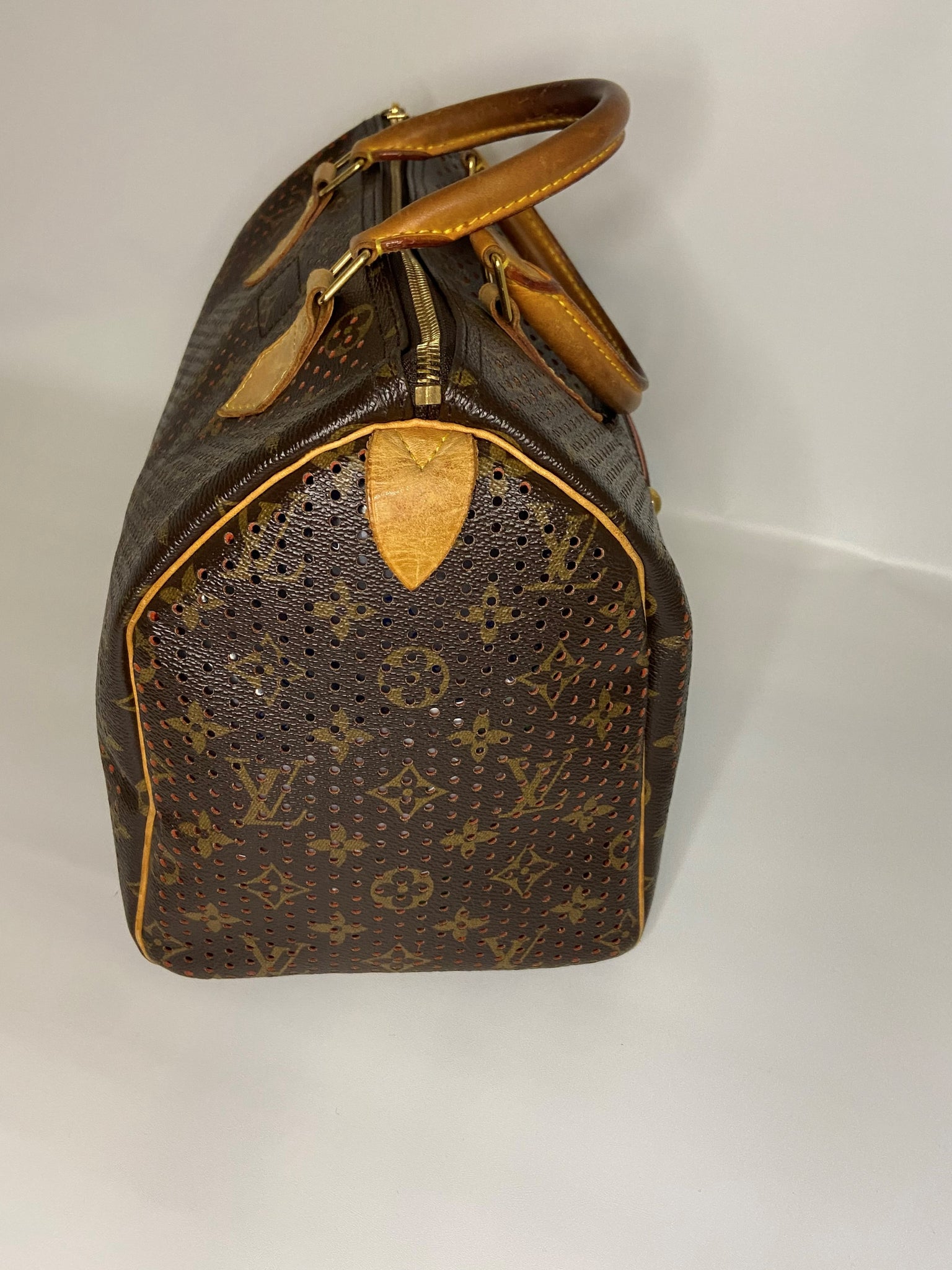 Louis Vuitton Speedy 30 Vintage French Company Satchel Handbag